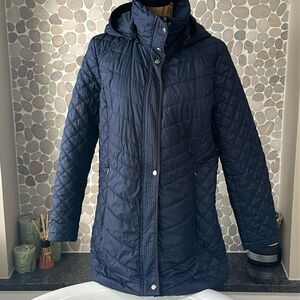 Marc New York Navy quilted jacket – size large